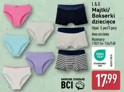 ALDI L&d majtki/ bokserki dziecięce oferta