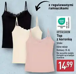 ALDI Up2fashion top z koronką oferta