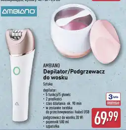 ALDI Ambiano depilator/podgrzewacz do wosku oferta