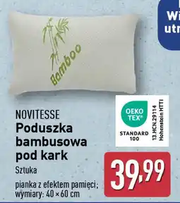 ALDI Novitesse poduszka bambusowa pod kark oferta