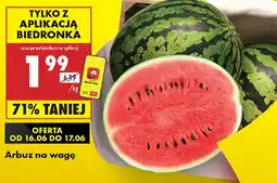 Biedronka Arbuz na wagę oferta