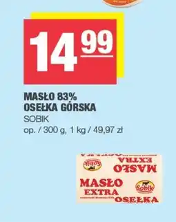 Spar Masło Sobik oferta