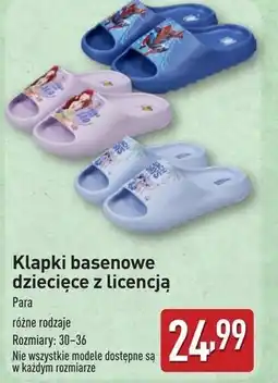 ALDI Klapki basenowe oferta