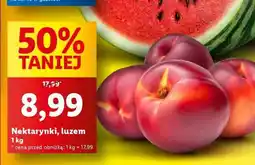 Lidl Nektarynki, luzem 1 kg oferta