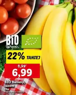 Lidl BIO Banany, luzem oferta