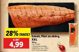 Lidl Łosoś, filet ze skórą, XXL oferta