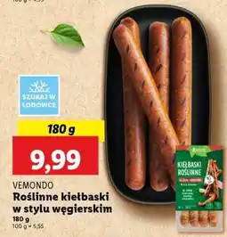 Lidl Vemondo Roślinne kiełbaski w stylu węgierskim oferta