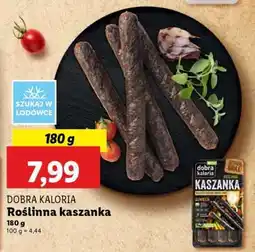 Lidl DOBRA KALORIA Roślinna kaszanka oferta