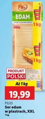 Lidl PILOS Ser edam w plastrach, XXL oferta