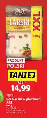 Lidl PILOS Ser Carski w plastrach, XXL oferta