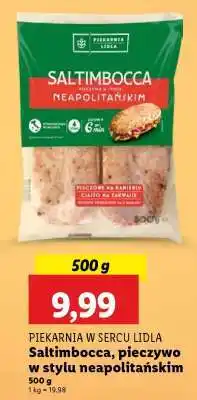 Saltimbocca, pieczywo w stylu neapolitańskim