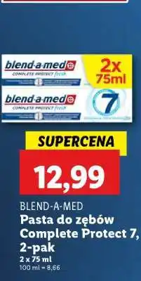 Lidl BLEND-A-MED Pasta do zębów Complete Protect 7, 2-pak oferta