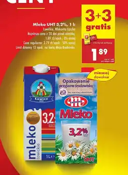 Biedronka Mleko 3.2% Łowickie oferta