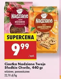 Biedronka Ciastka z nadzieniem wiśniowym Twoje słodkie chwile oferta