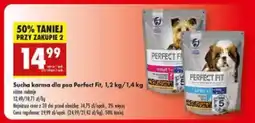 Biedronka Sucha karma dla psa Perfect Fit 1,2 kg 1,4 / kg oferta