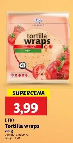 Lidl Tortilla pomidorowa Dijo oferta