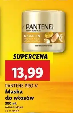 Lidl Maska do włosów repair & protect Pantene Pro-V oferta