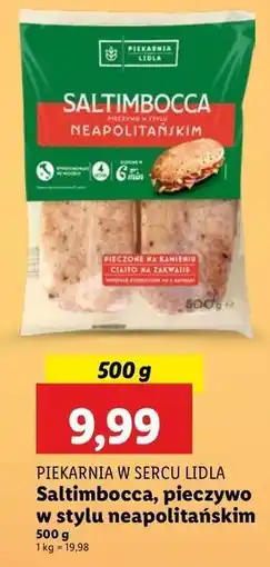 Lidl Saltimbocca w stylu neapolitańskim Piekarnia W Sercu Lidla oferta