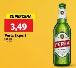 Lidl Piwo Perła Export oferta