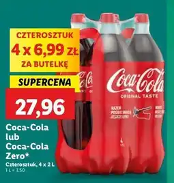 Lidl Napój Coca-Cola Zero oferta