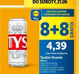 Lidl Piwo Tyskie Gronie oferta