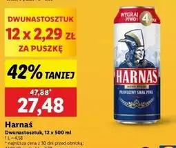 Lidl Piwo Harnaś Jasne Pełne oferta