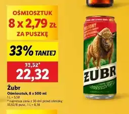 Lidl Piwo Żubr 1768 oferta