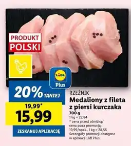 Lidl Medaliony z fileta kurczaka Rzeźnik Codzienna Dostawa oferta