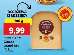 Lidl Ser gouda grand cru Deska Serów Lidla oferta