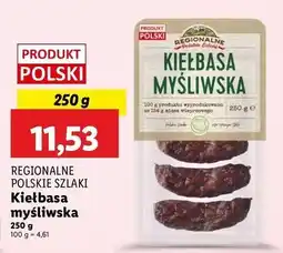 Lidl Kiełbasa myśliwska Regionalne Szlaki oferta