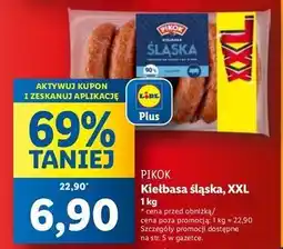 Lidl Kiełbasa śląska Pikok oferta