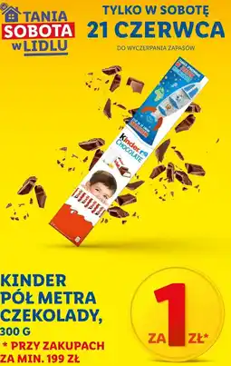 Lidl Czekoladki Kinder Chocolate oferta