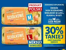 Lidl Jaja ściółkowe kl. m Złota Nioska oferta