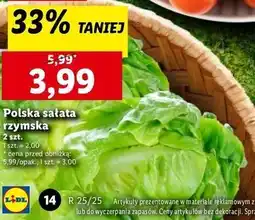 Lidl Sałata rzymska oferta