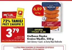 Biedronka Kiełbasa Sląska Kraina Wędlin oferta