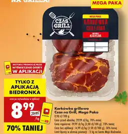 Biedronka Karkówka grillowa Czas na Grill, Mega Paka oferta