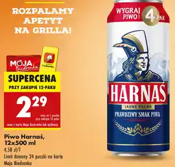 Biedronka Piwo Harnaś oferta
