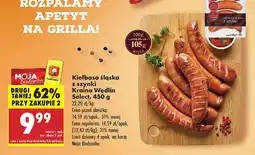 Biedronka Kiełbasa śląska z szynki Kraina Wędlin Select oferta
