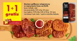 Biedronka Zestaw grillowy wieprzowy w marynacie Czas na Grill oferta