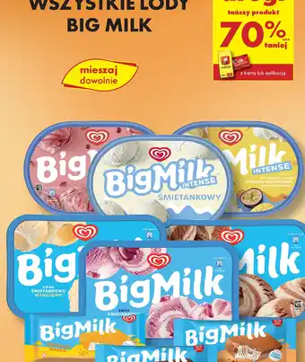 Biedronka Lody Big Milk oferta