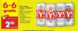 Biedronka Piwo Tyskie Gronie oferta
