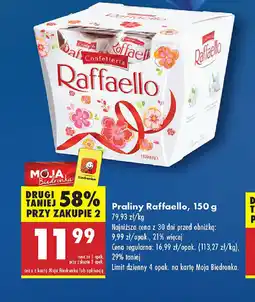 Biedronka Praliny Raffaello oferta