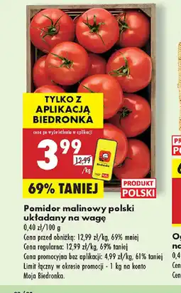 Biedronka Pomidor malinowy polski oferta