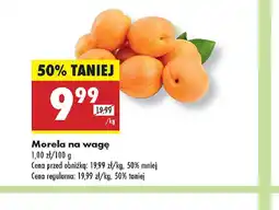 Biedronka Morela na wagę oferta