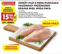 Biedronka Swieży filet z piersi kurczaka oferta