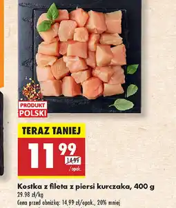 Biedronka Kostka z fileta z piersi kurczaka oferta