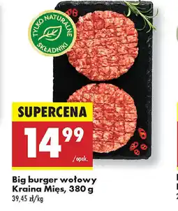 Biedronka Big burger wołowy Kraina Mięs oferta