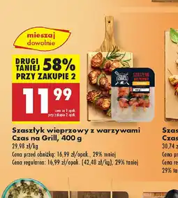 Biedronka Szaszłyk wieprzowy z warzywami Czas na Grill oferta