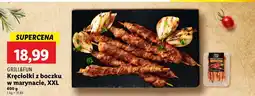 Lidl Kręciołki z boczku w marynacie z papryką wędzoną Grill and fun oferta