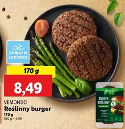 Lidl Burger roślinny Vemondo oferta
